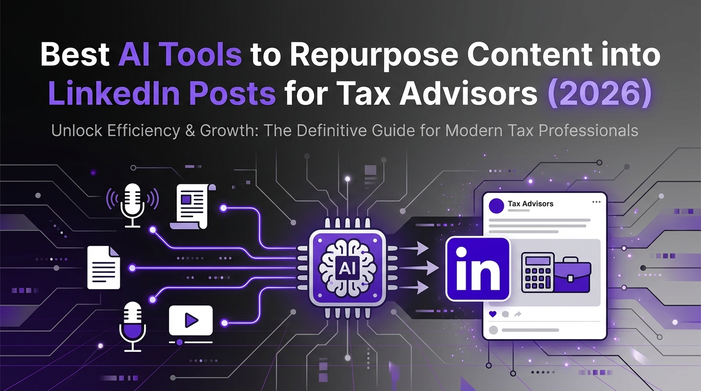 Best AI Tools to Repurpose Content into LinkedIn Posts for Tax Advisors (2026)